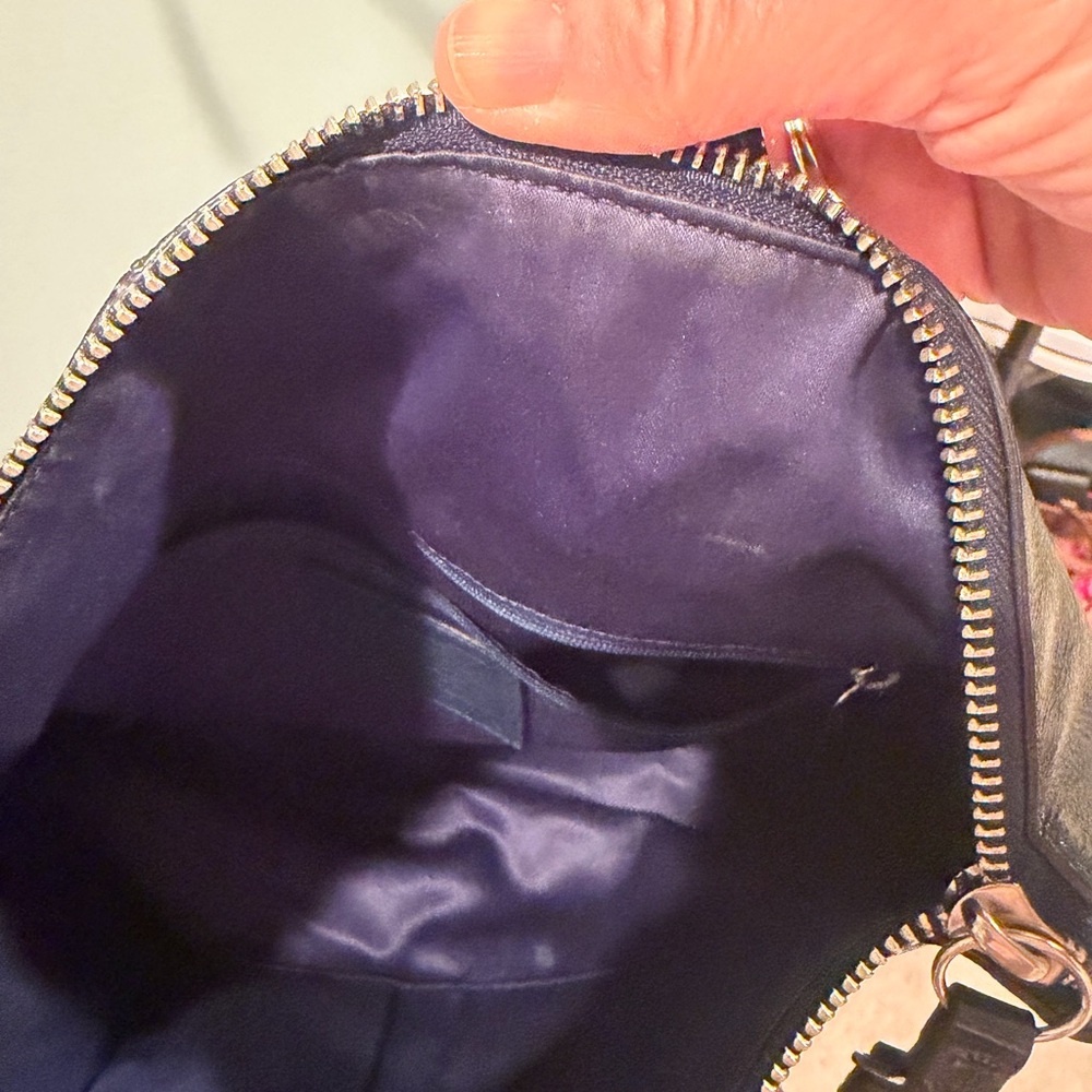 Coach Tartan Navy and Pink Plaid Signature Tote - Picture 10 of 12